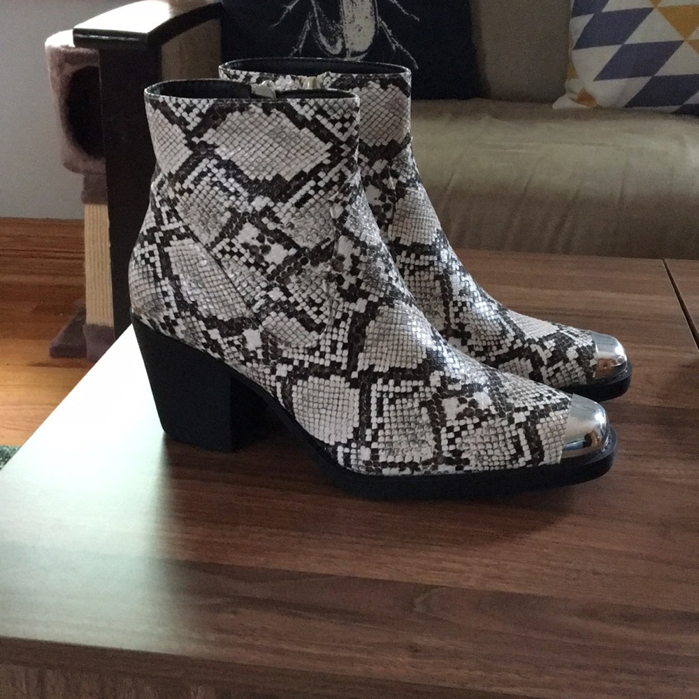 Nasty Gal snakeskin boots